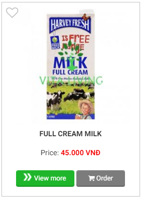 Harvey fresh milk fullcream