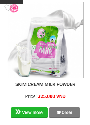 Sữa bột skim