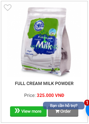 Sữa bột cream