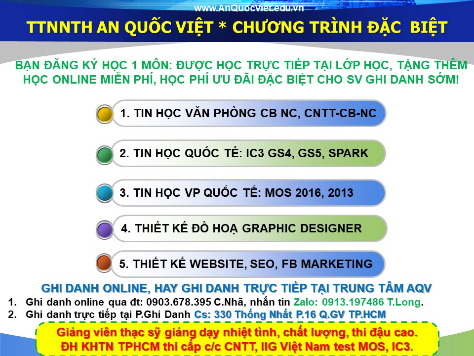 trung tâm tin học gò vấp